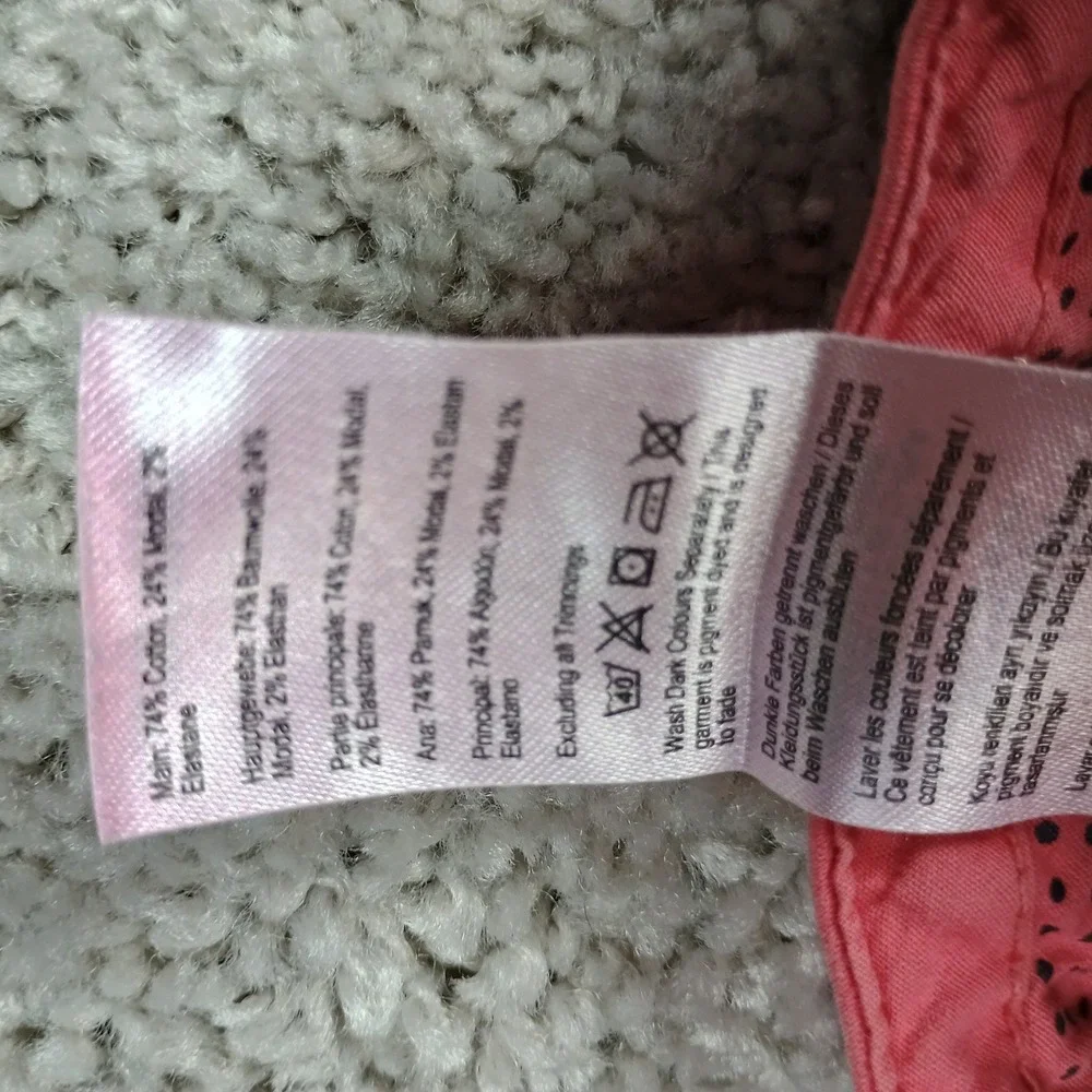 Joules Cruise Chino Shorts Women Size 4 Redsky Pink Cotton Stretch Embroidered